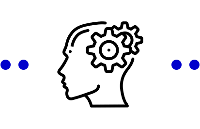 Psychological safety icon small with dots no background